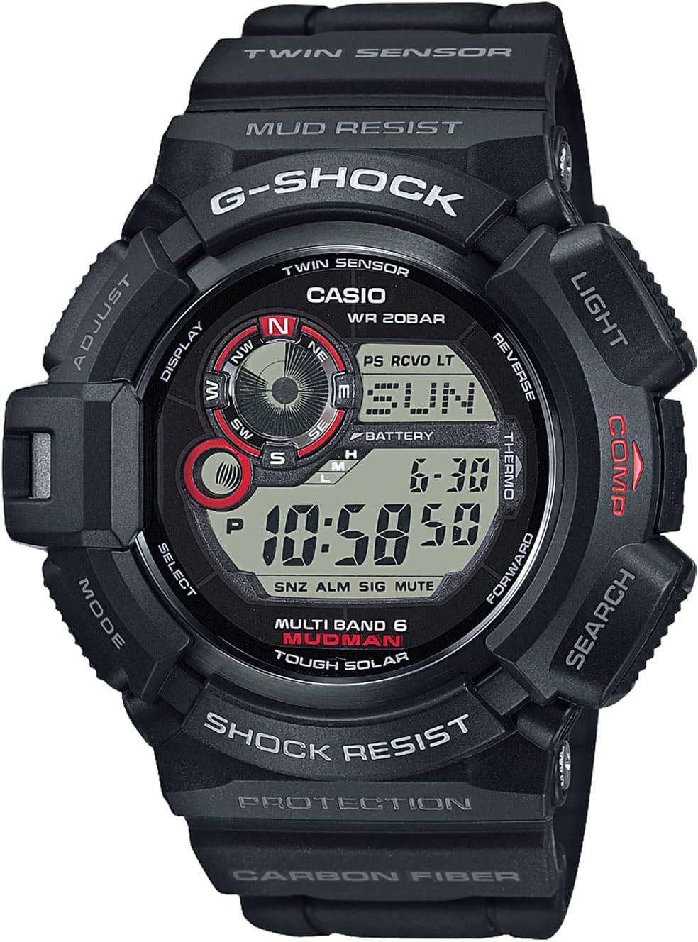 Conquer the Elements with Casio G-Shock Mudman GW-9300-1JF - The Rugged Timekeeper!