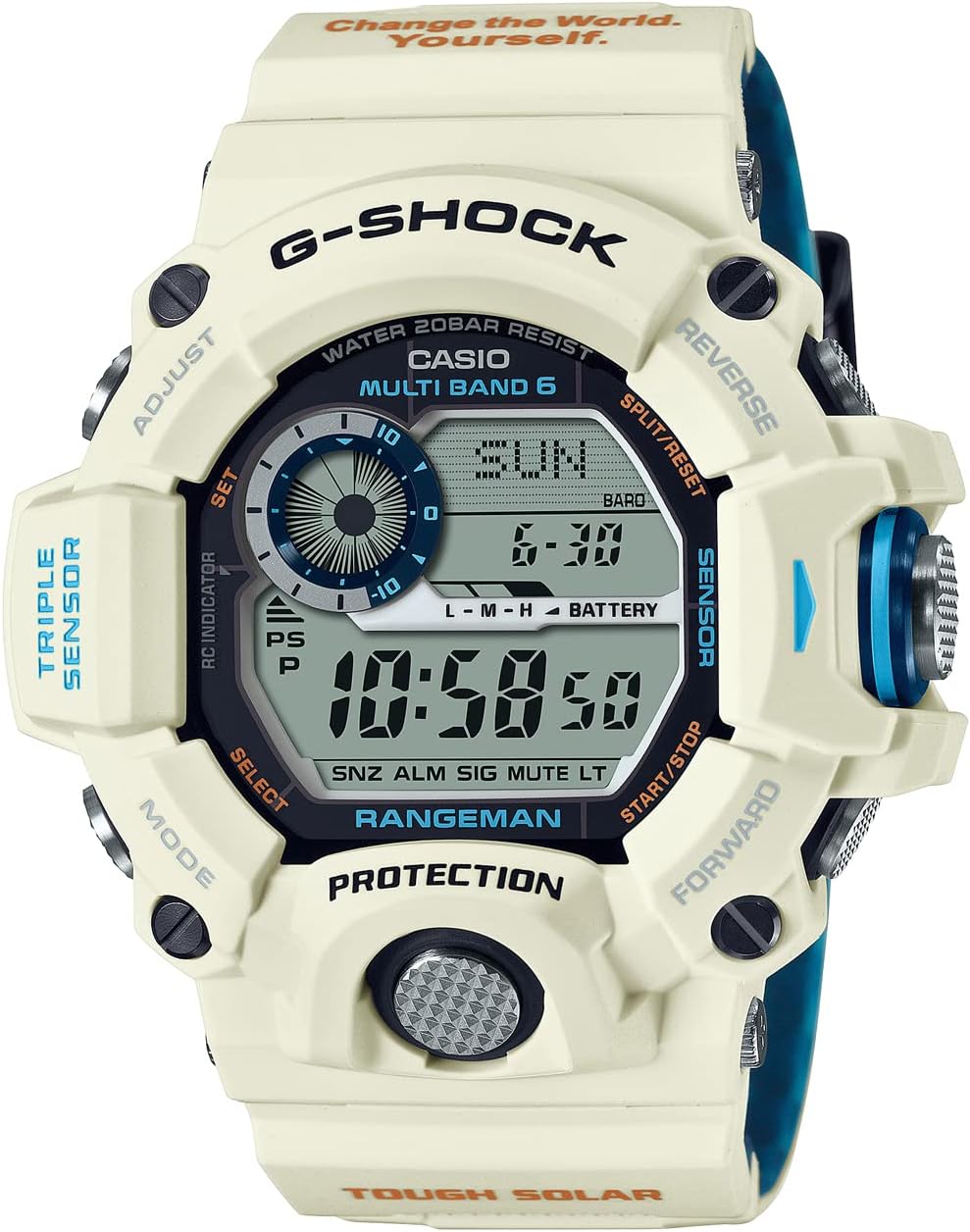 Casio male G-Shock Rangeman GW-9408KJ-7JR Love The Sea and The Earth Limited Edition (Japan Domestic Genuine Products)